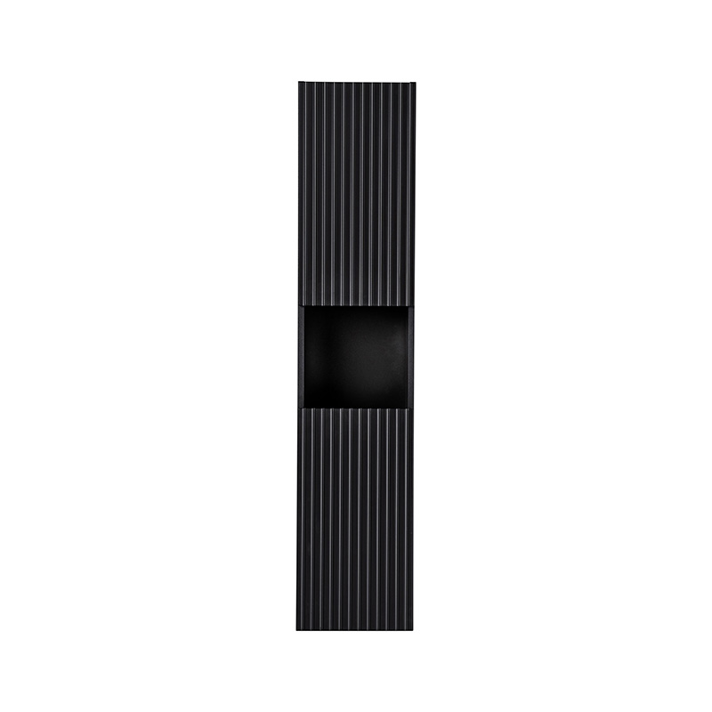 Colonne de rangement NOVA BLACK 2 portes pour salle de bain